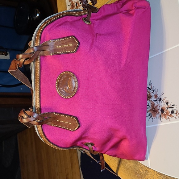 Dooney & Bourke HOT PINK Canvas Bag.  Pre-loved - Picture 4 of 17